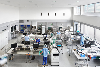 VSZ/Instrucare Medizinische Aufbereitung Produktionshalle